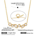 Damen Halskette mit funkelnden Zirkonia und luxuriösem Design Shop Nory