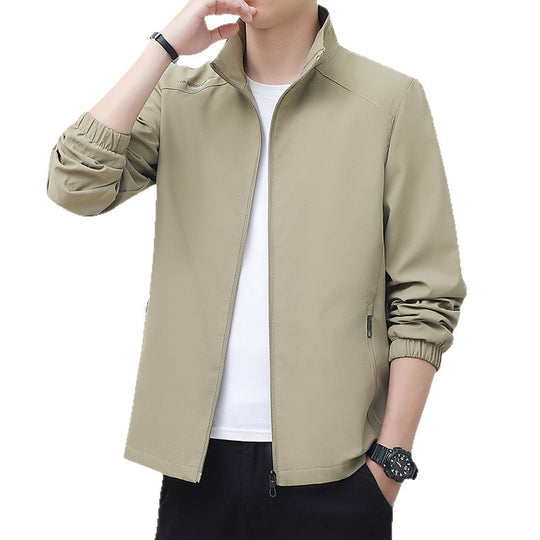 Herren Sportliche Freizeitjacke mit hohem Kragen Shop Nory
