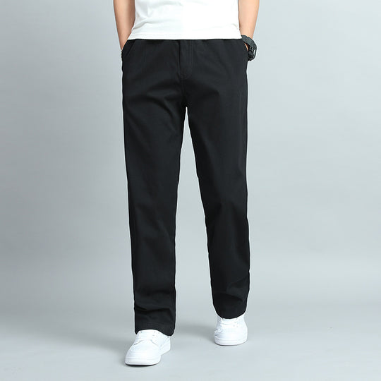 Herren Bequeme Chino-Baumwollhose Shop Nory