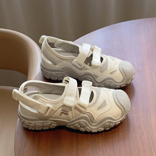 Damen Outdoor Sandalen mit verstellbarem Riemen und stoßdämpfender Sohle