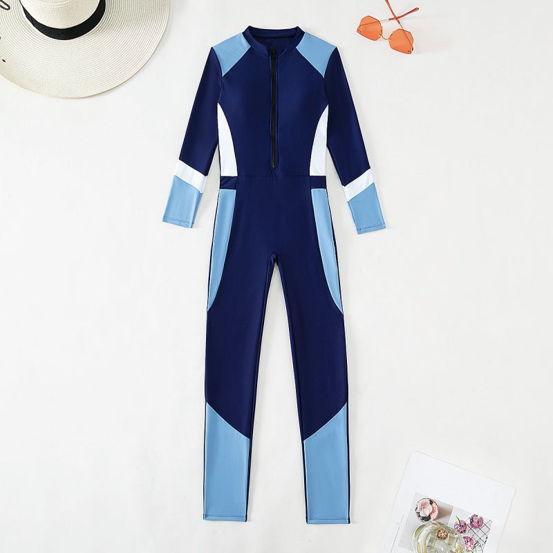 Damen Sportlicher Neoprenanzug mit hohem Kragen