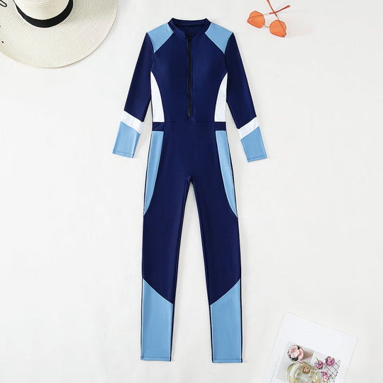 Damen Sportlicher Neoprenanzug mit hohem Kragen