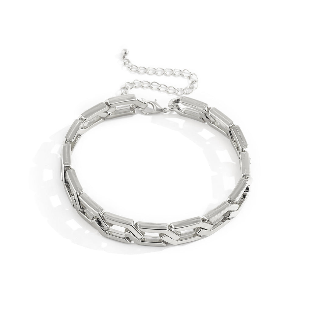 Damen modisches Kettenhalsband mit geometrischem Design Shop Nory