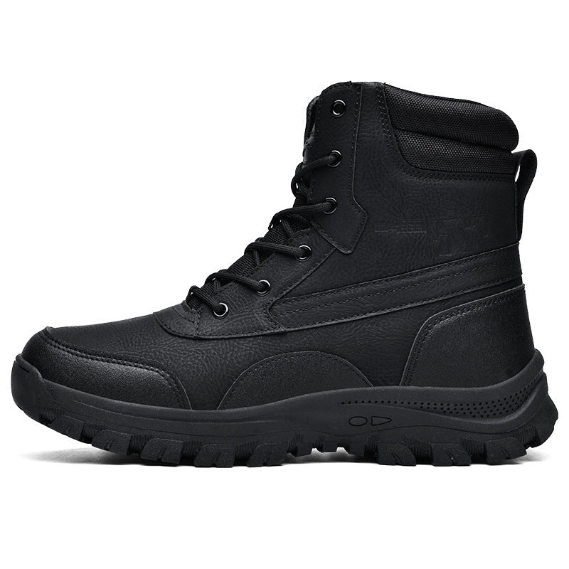 Herren wasserabweisende Tactical Boots mit hohem Knöchelschutz und strapazierfähiger Sohle