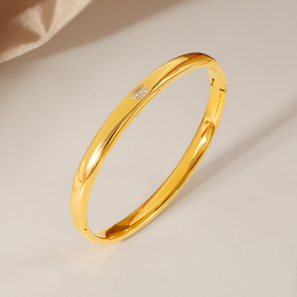 Frauen Klassische vergoldete Armreif Bracelet Shop Nory
