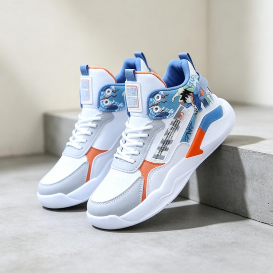 Herren Sportliche High-Top Sneakers mit detailliertem Grafikdesign Shop Nory