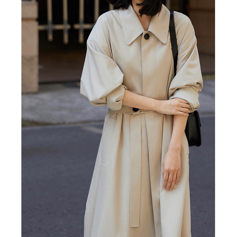 Damen Elegante und bequeme Trenchcoat Shop Nory