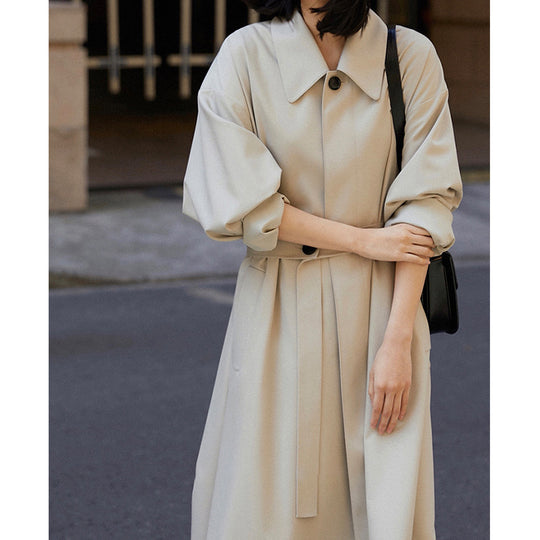 Damen Elegante und bequeme Trenchcoat Shop Nory