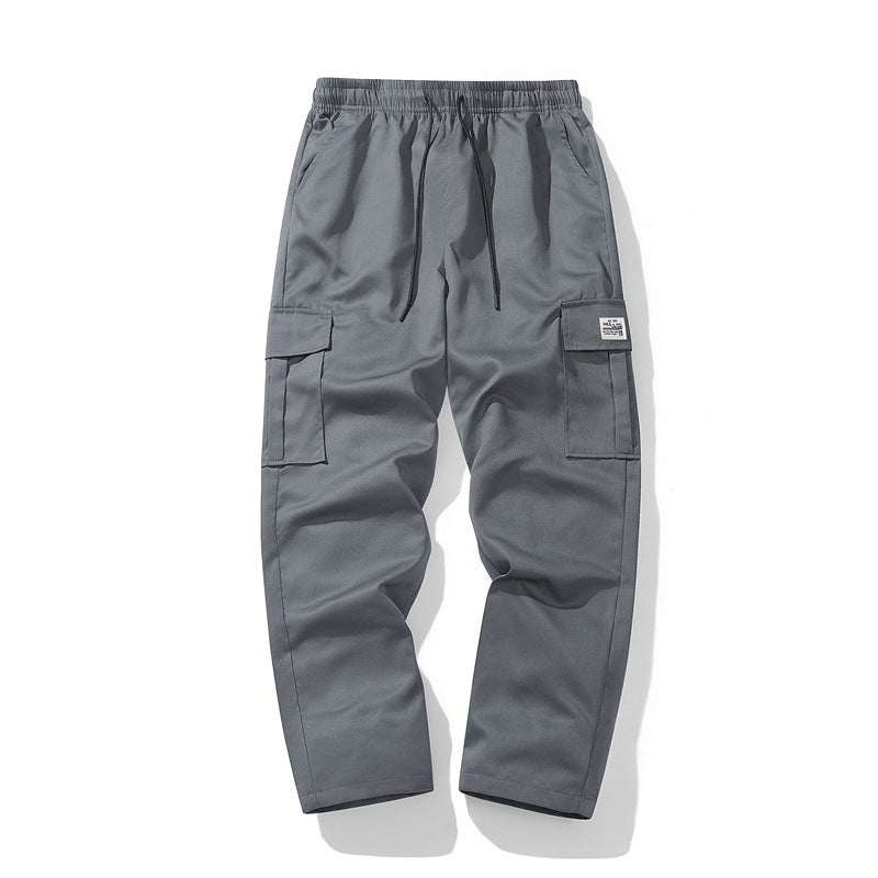 Herren Lässige Cargo-Jogginghose mit elastischem Tunnelzugbund, Mehrfachtaschen & tapered Bein Shop Nory