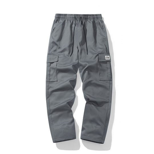 Herren Lässige Cargo-Jogginghose mit elastischem Tunnelzugbund, Mehrfachtaschen & tapered Bein Shop Nory