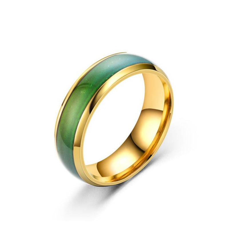 Damen Ring mit schimmerndem, multicolor Oberflächenfinish Shop Nory