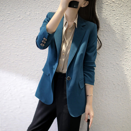Damen Eleganter Blazer mit feinem Schnitt Shop Nory