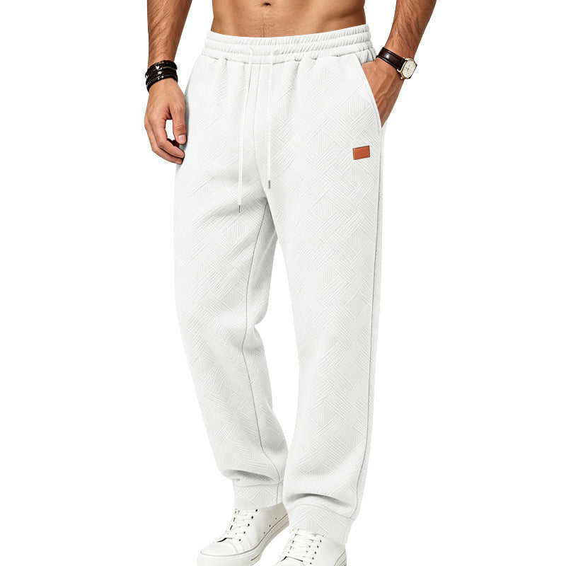 Herren Texturierte Jogginghose mit elastischem Bund und Kordelzug Shop Nory