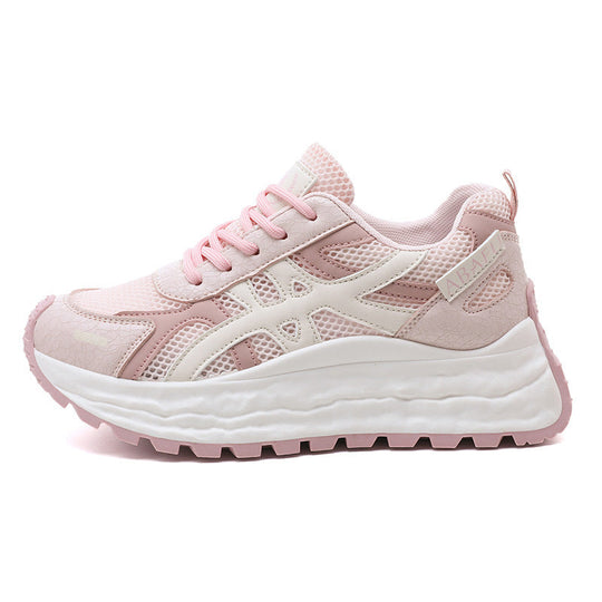Damen Sneakers mit atmungsaktivem Mesh-Obermaterial und dämpfender Laufsohle