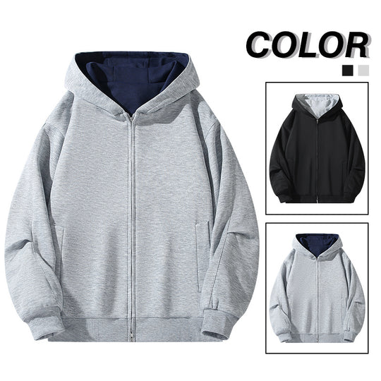 Herren Modische Kapuzenjacke mit hohem Kragen Shop Nory