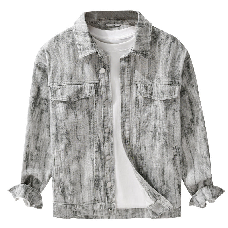 Herren Jeansjacke im Acid‑Wash Look mit Oversize‑Schnitt Shop Nory