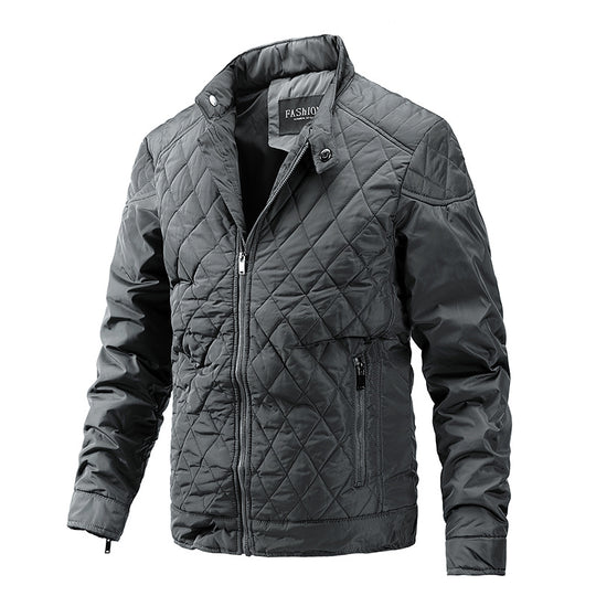 Herren gesteppte leichte Übergangsjacke mit Stehkragen Shop Nory