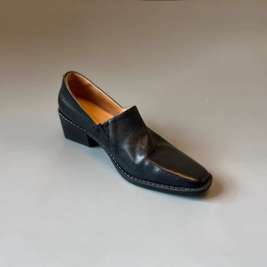 Damen Elegante Slip‑on Loafer mit quadratischer Zehenkappe und mittelhohem Blockabsatz Shop Nory