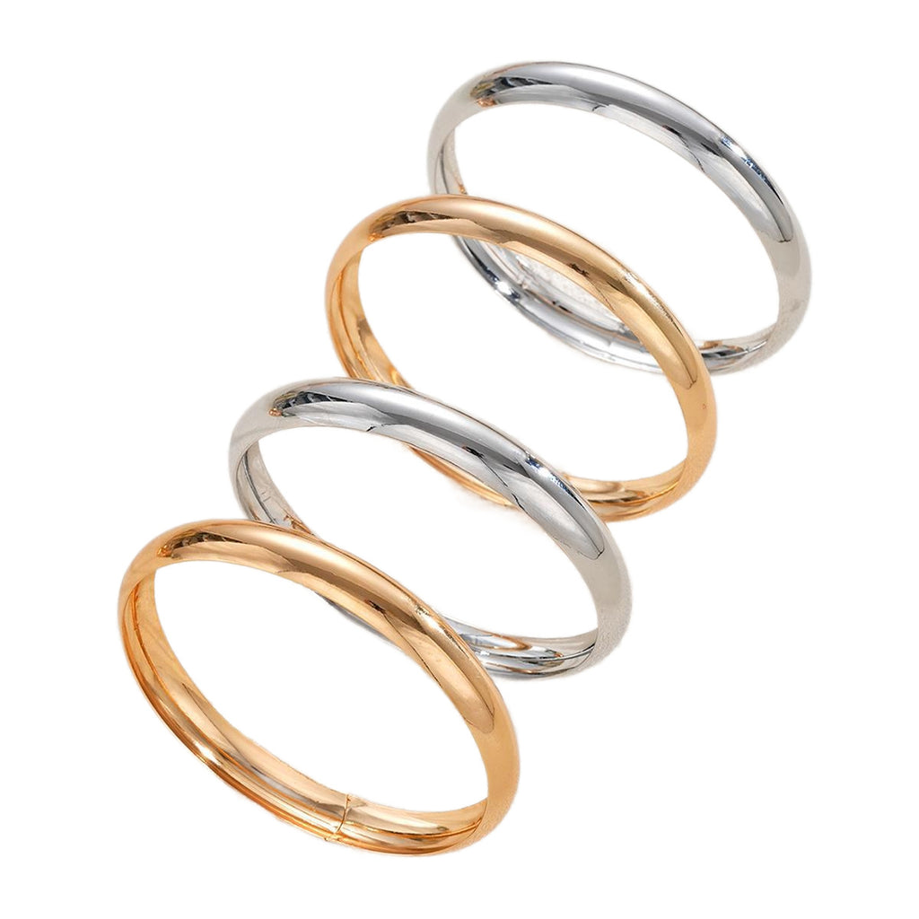 Damen Armreif-Set aus fein polierten Metalllegierungen Shop Nory
