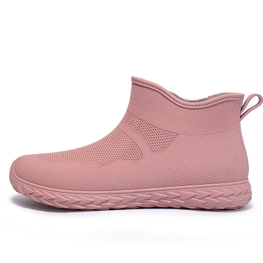 Damen Elastischer Strick-Slip-On Ankle-Sneaker mit Profilsohle Shop Nory