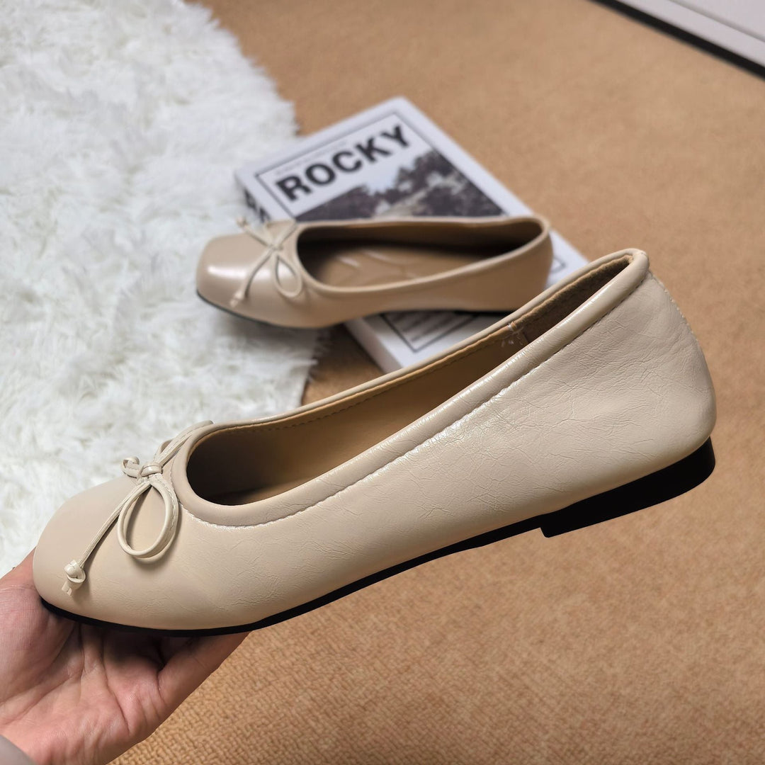 Damen Klassische Ballerinas mit zartem Schleifen-Detail und komfortablem Fußbett