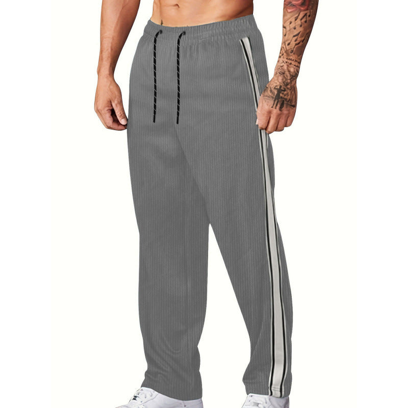 Herren Sportliche Freizeithose mit seitlichen Streifen