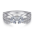 Damen Verlobungsring mit funkelnden Zirkonia-Steinen und elegantem Design Shop Nory