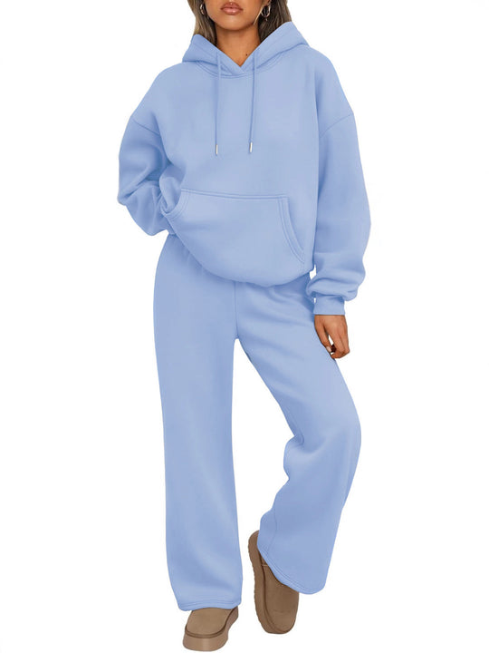 Unisex minimalistischer Kapuzenpullover aus French-Terry mit flachem Kordelzug und verstärkter Nackenpasse Shop Nory