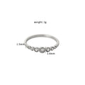 Damen Funkelnder Zirkonia Bandring mit feinem Design Shop Nory