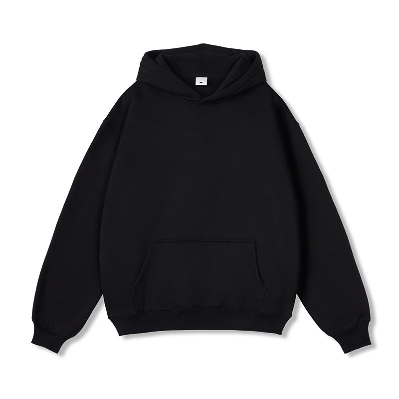 Unisex Oversize-Kapuzenpullover aus Baumwollmix mit Kängurutasche und gerippten Bündchen Shop Nory