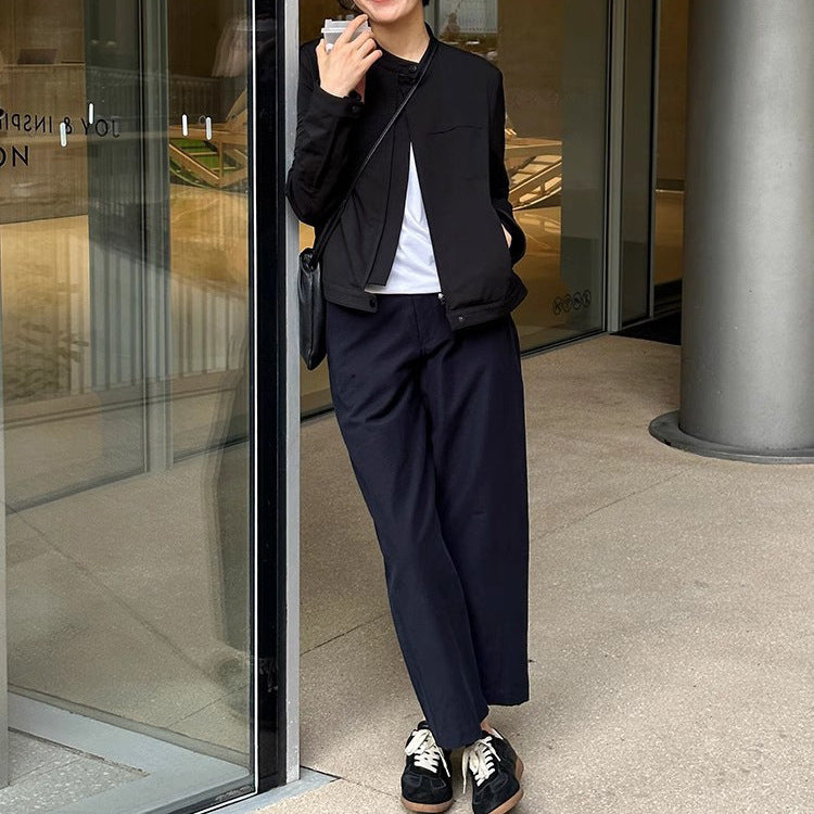 Damen urbane Übergangsjacke mit minimalistischen Details Shop Nory