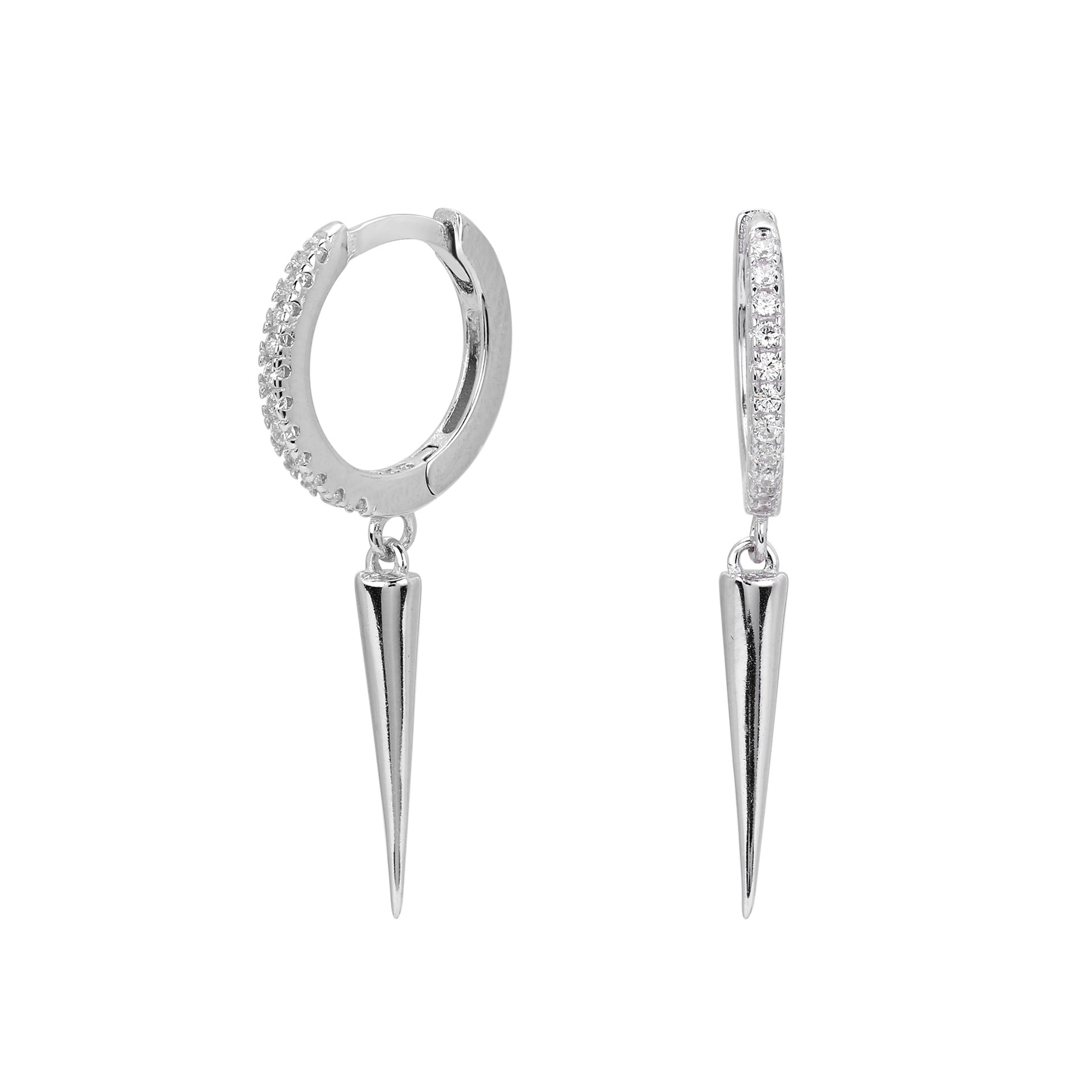Damen Ohrhänger mit elegantem Spitzendesign aus 925 Sterling Silber Shop Nory