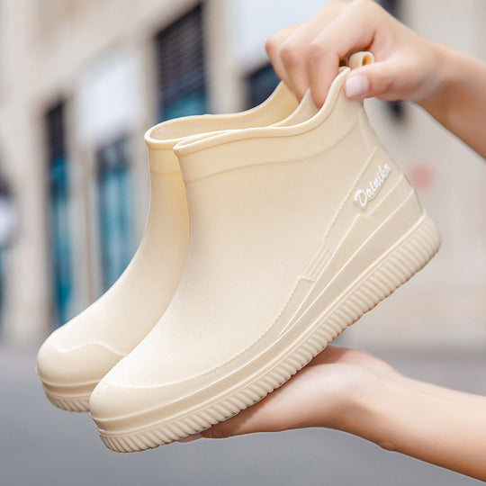 Damen Wasserdichte Kurzschaft-Gummistiefelette mit stoßdämpfender EVA-Sohle Shop Nory