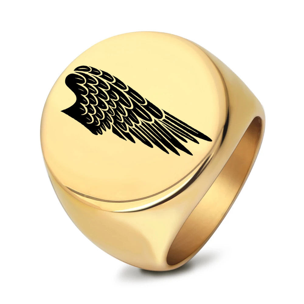 Herren Ring mit kunstvollem Flügel-Design Shop Nory