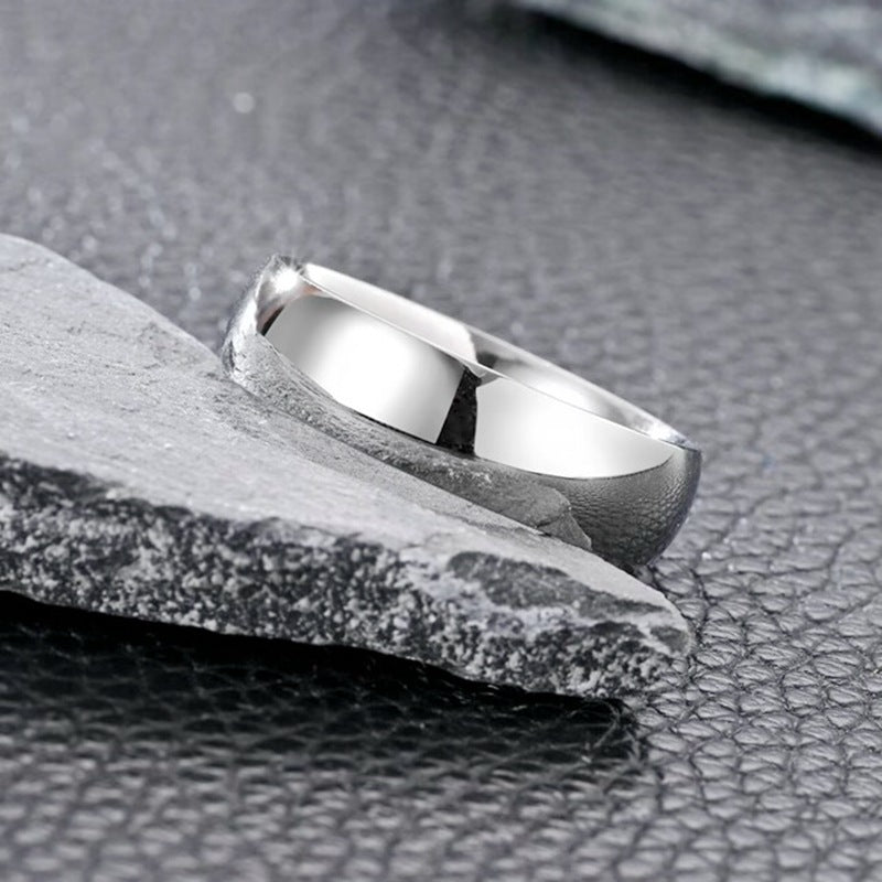 Herren Ring mit polierter, zeitloser Eleganz Shop Nory