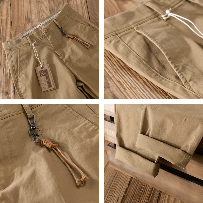 Herren Baumwoll‑Twill Chino im Relaxed‑Tapered Schnitt mit Kordelzugbund und aufgesetzten Taschen Shop Nory