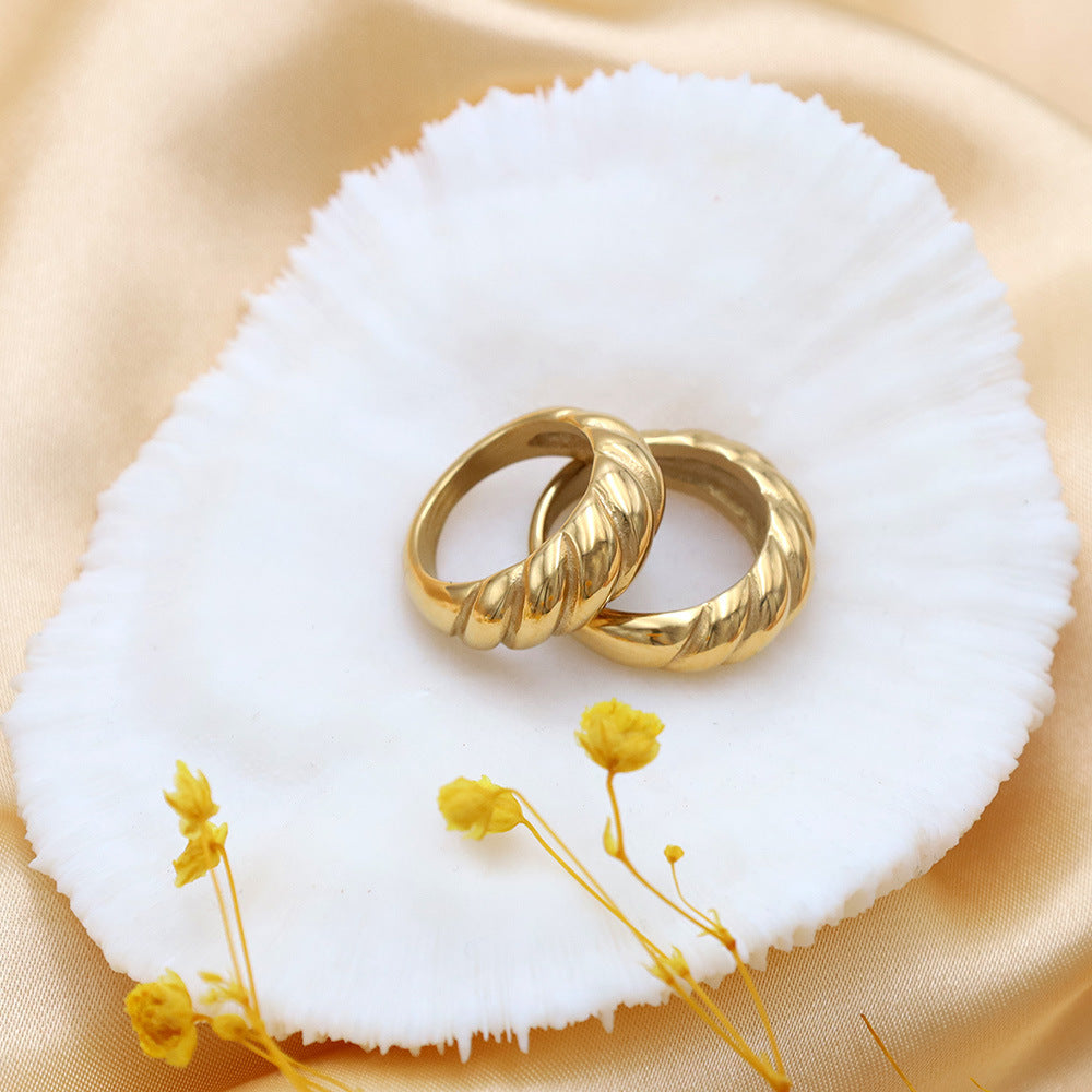 Damen Eleganter Verlobungsring mit gewundenem Design Shop Nory