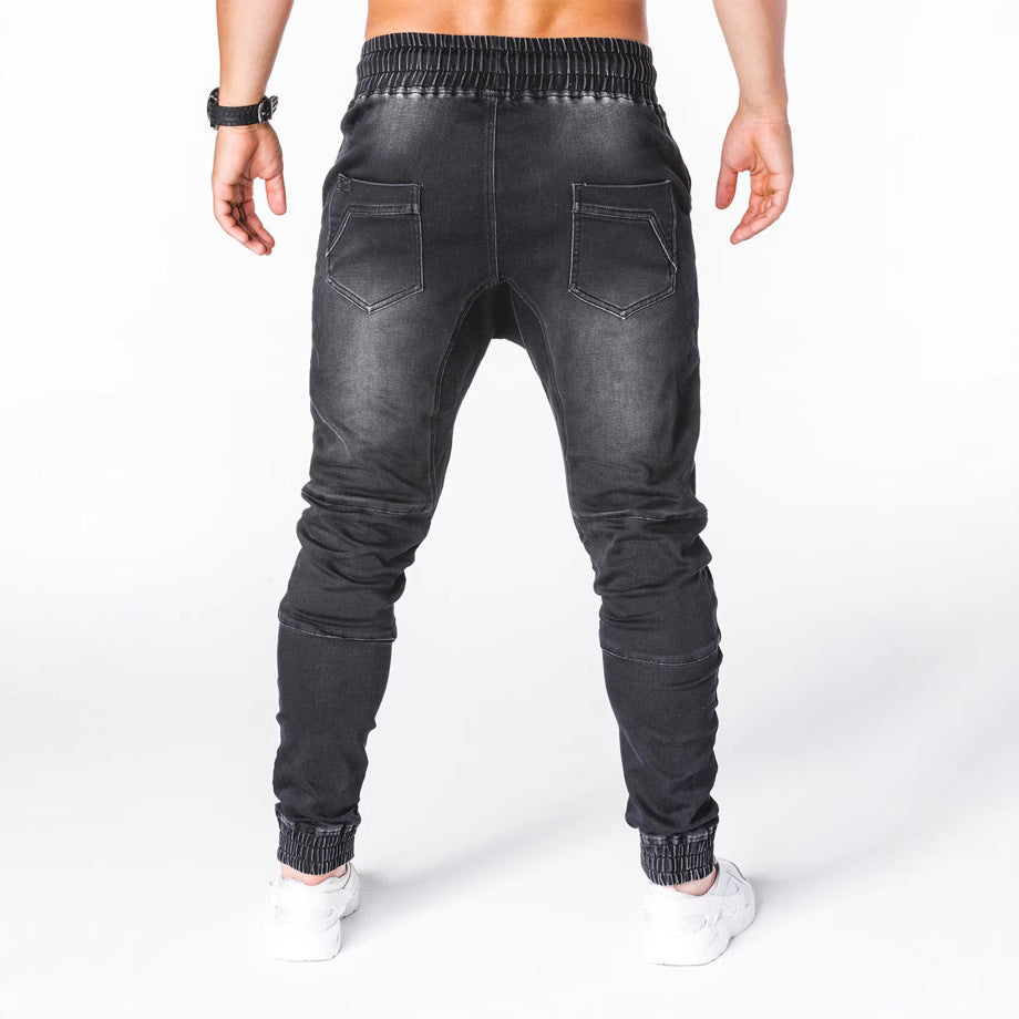 Herren Jogginghose im modernen Skinny Fit mit dehnbarer Baumwollmischung und sportlichen Details