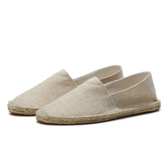Damen Leichte Espadrille-Slip-On aus gewebtem Canvas mit Jute-Umrandung Shop Nory
