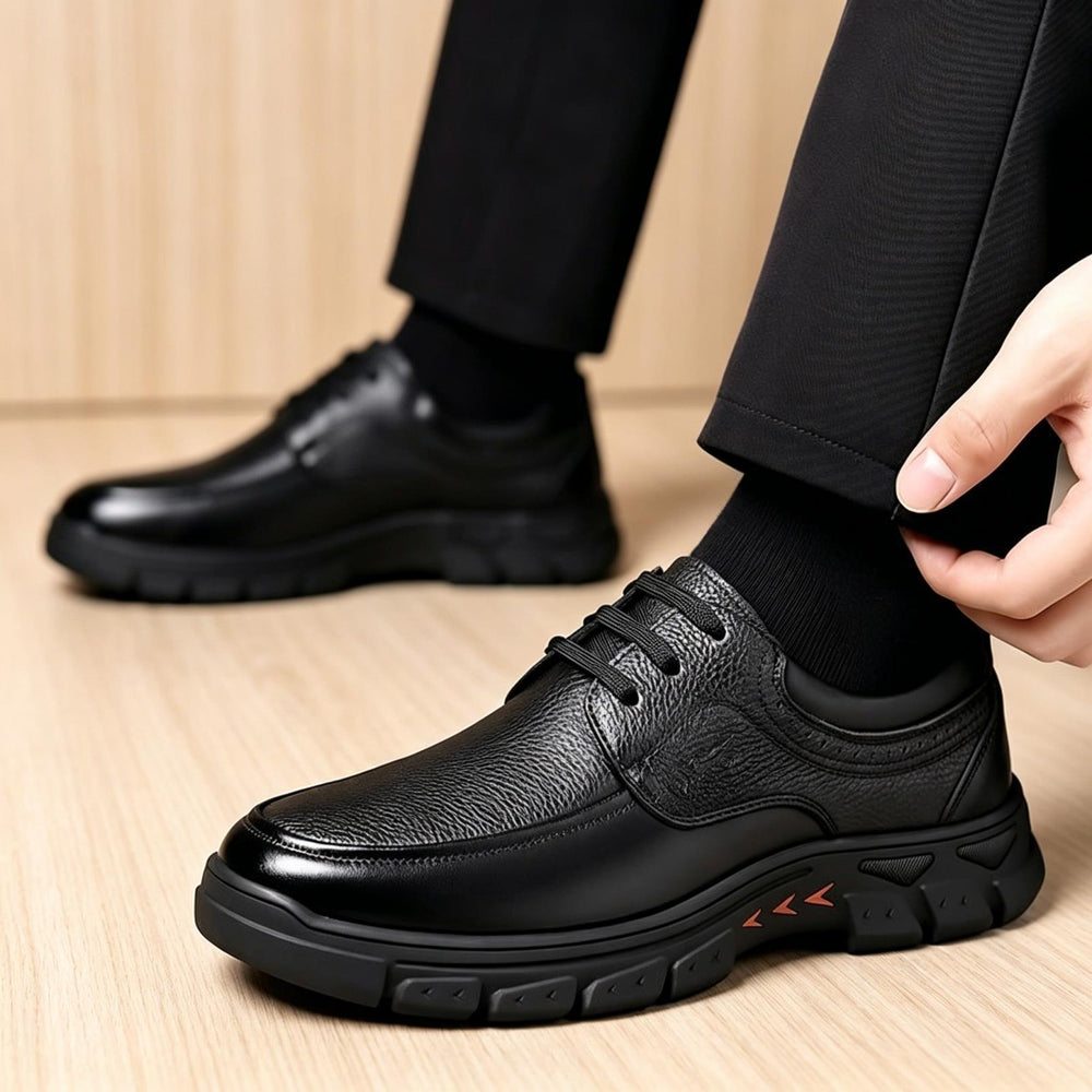 Herren Elegante und sportliche Ledersneaker Shop Nory