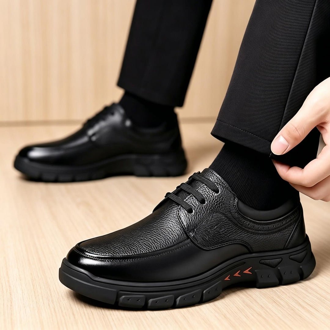Herren Elegante und sportliche Ledersneaker Shop Nory