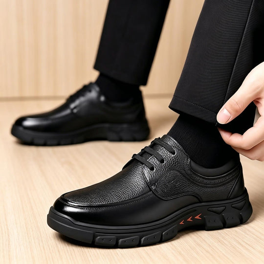 Herren Elegante und sportliche Ledersneaker Shop Nory