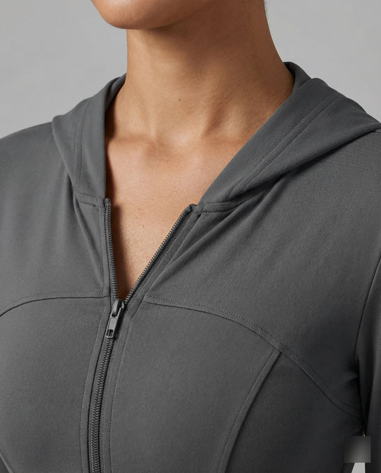 Leichte UV-Schutz Yoga Jacke Damen Slim Fit Kühlendes Material