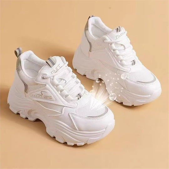 Damen Sportliche Chunky Sneakers mit gepolsterter Sohle und atmungsaktivem Obermaterial