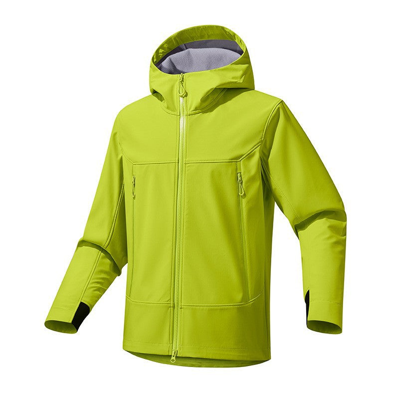 Damen Atmungsaktive Softshell‑Kapuzenjacke mit wasserabweisender Membran und Zwei‑Wege‑Reißverschluss Shop Nory