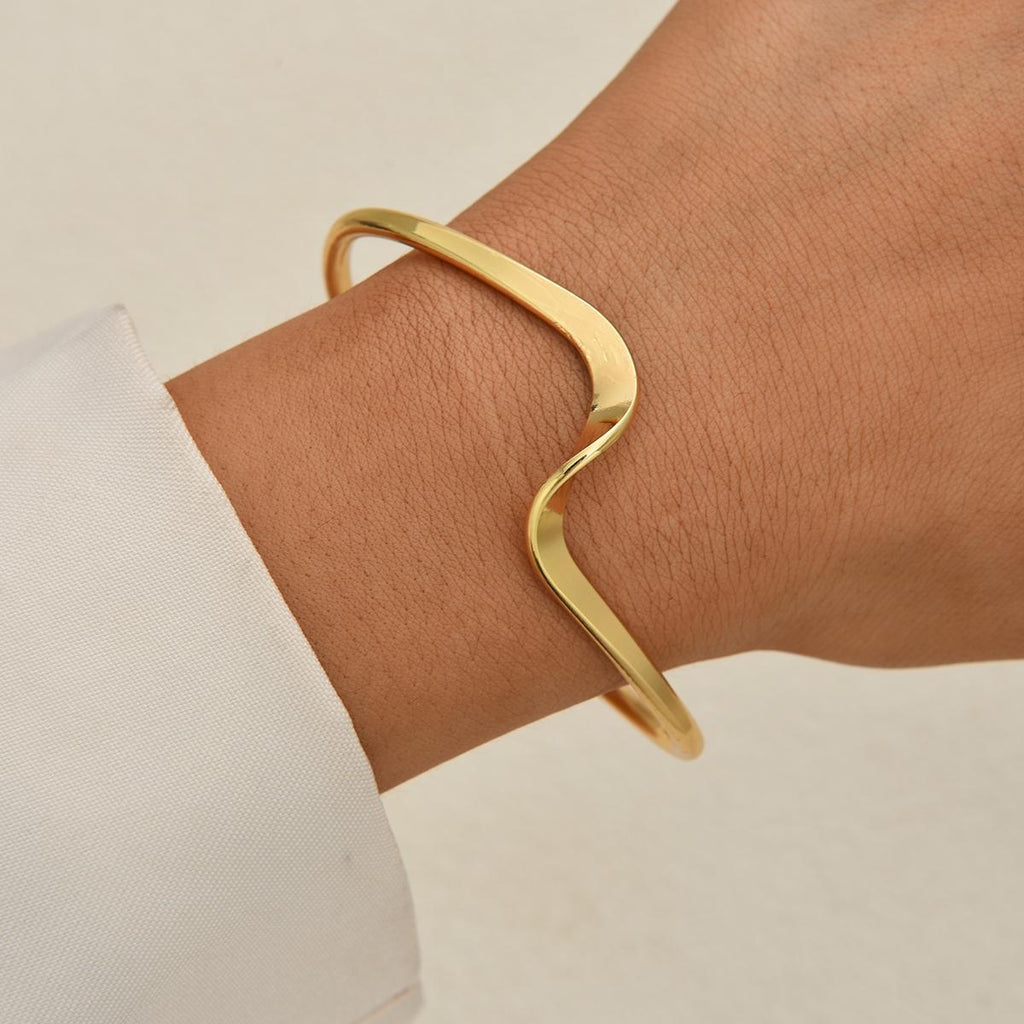 Damen Armreif mit elegantem geschwungenen Design Shop Nory