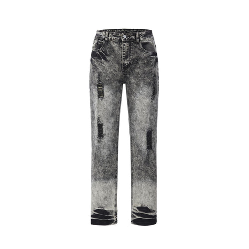 Damen Modische High-Waist Ripped Jeans Shop Nory