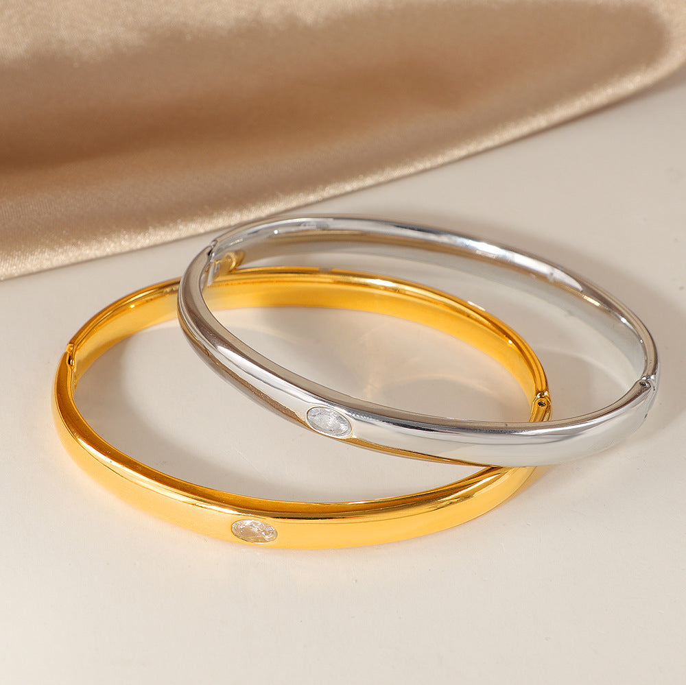 Frauen Klassische vergoldete Armreif Bracelet Shop Nory