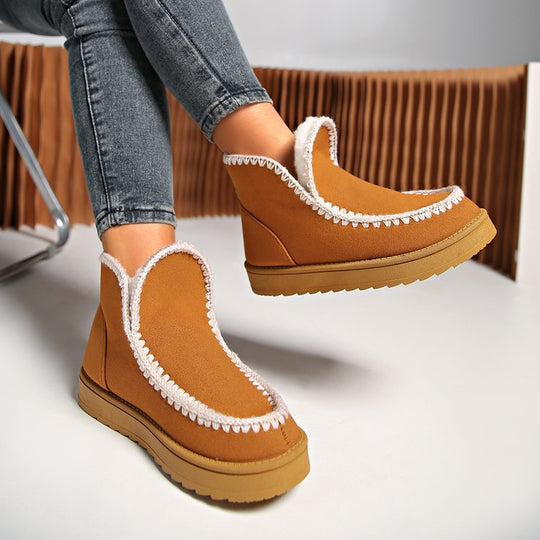 Damen Gefütterte Mokassin‑Ankleboots mit Teddyfutter und rutschfester Gummisohle Shop Nory