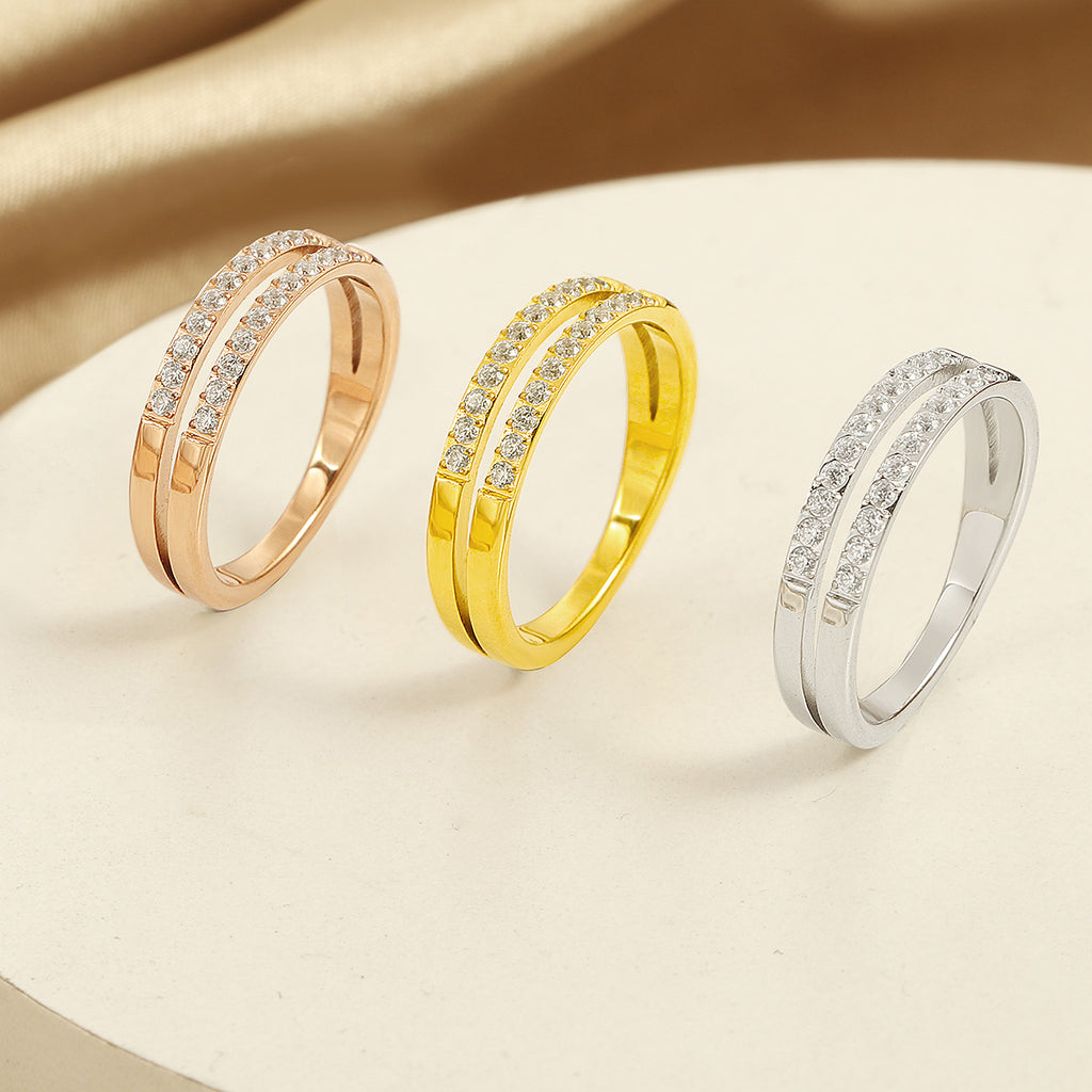 Damen Elegante Kristalline Bandring Shop Nory